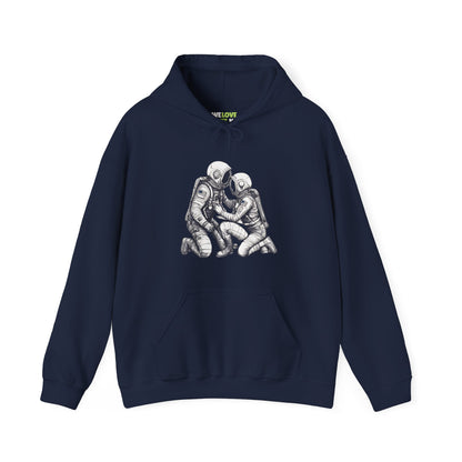 astronut space art hoodie