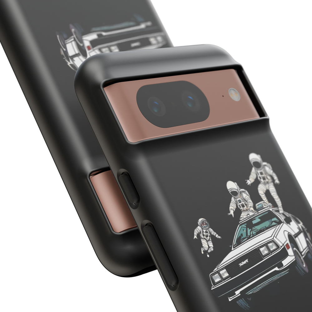 Party in a Delorean Astronaut Google Pixel Mobile Cases 