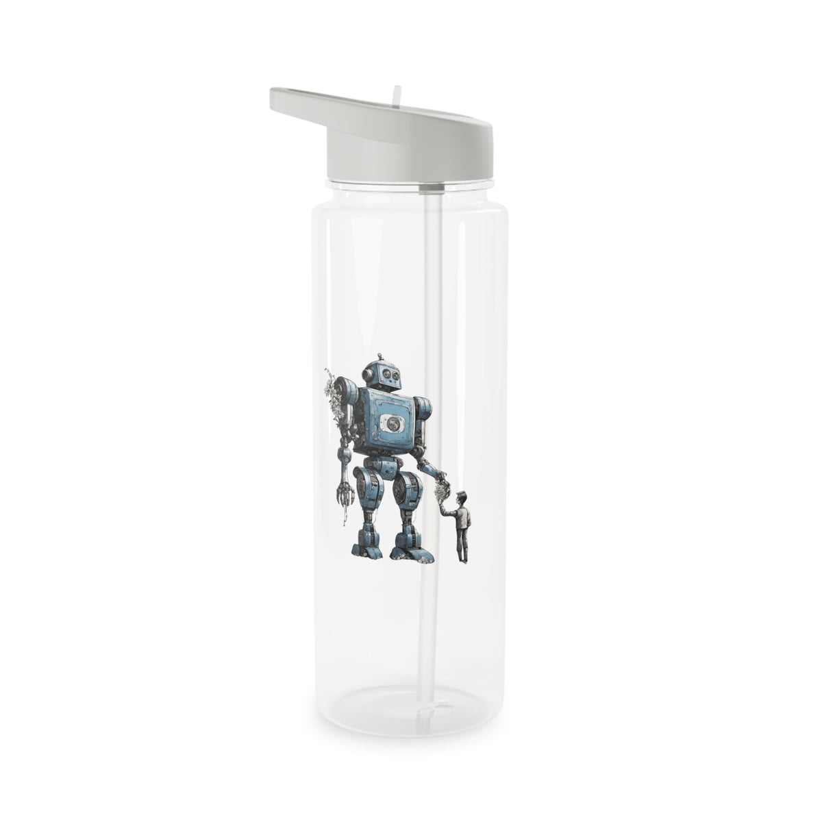 Bring Me Flowers SpaceArt Robot Tritan Water Bottle