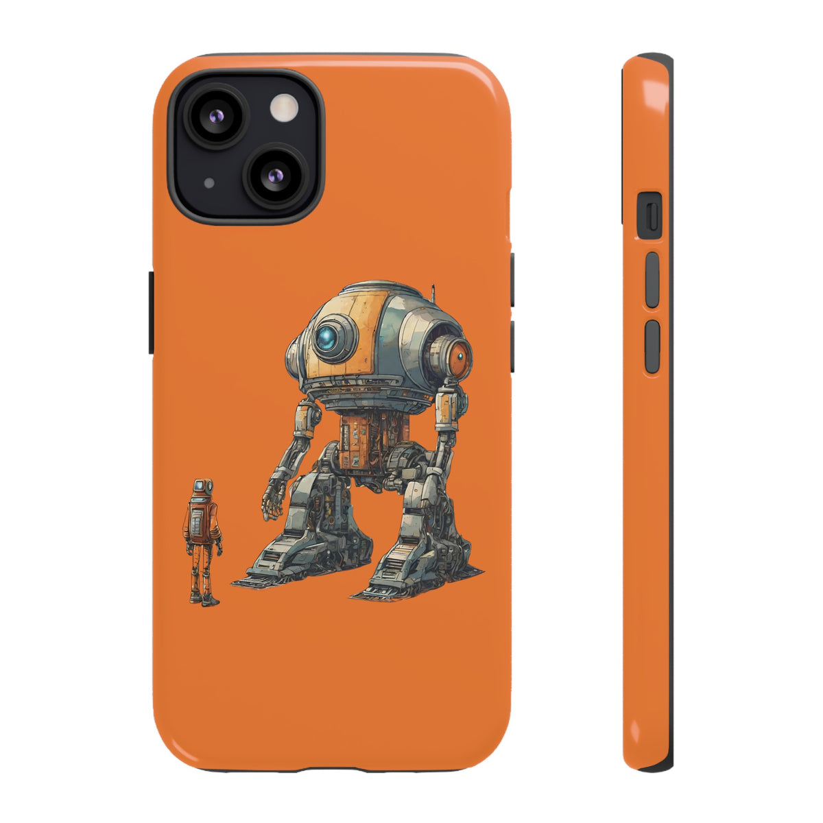 Robot Space Art iPhone Cases | Sci-Fi Tough Mobile Covers