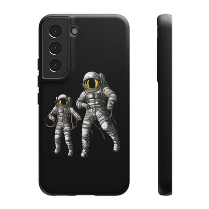 Astronauts Floating Tough Samsung Galaxy Mobile Cases