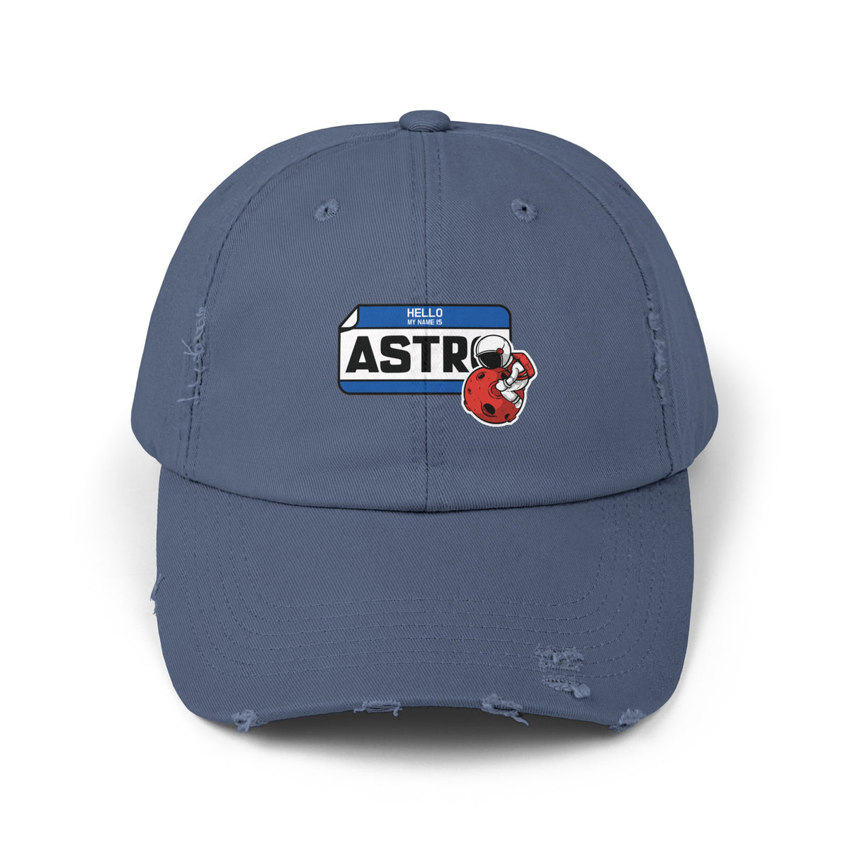 My Name is Astro Distressed Cap - Unisex Sci-Fi Hat