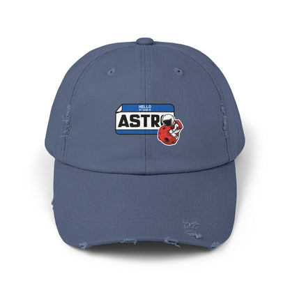 My Name is Astro Distressed Cap - Unisex Sci-Fi Hat