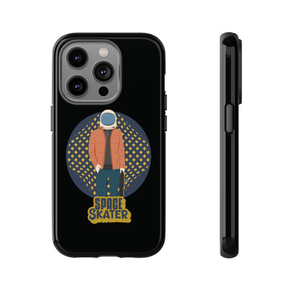 Space Skater Astronaut Sci-Fi Tough iPhone Mobile Cases