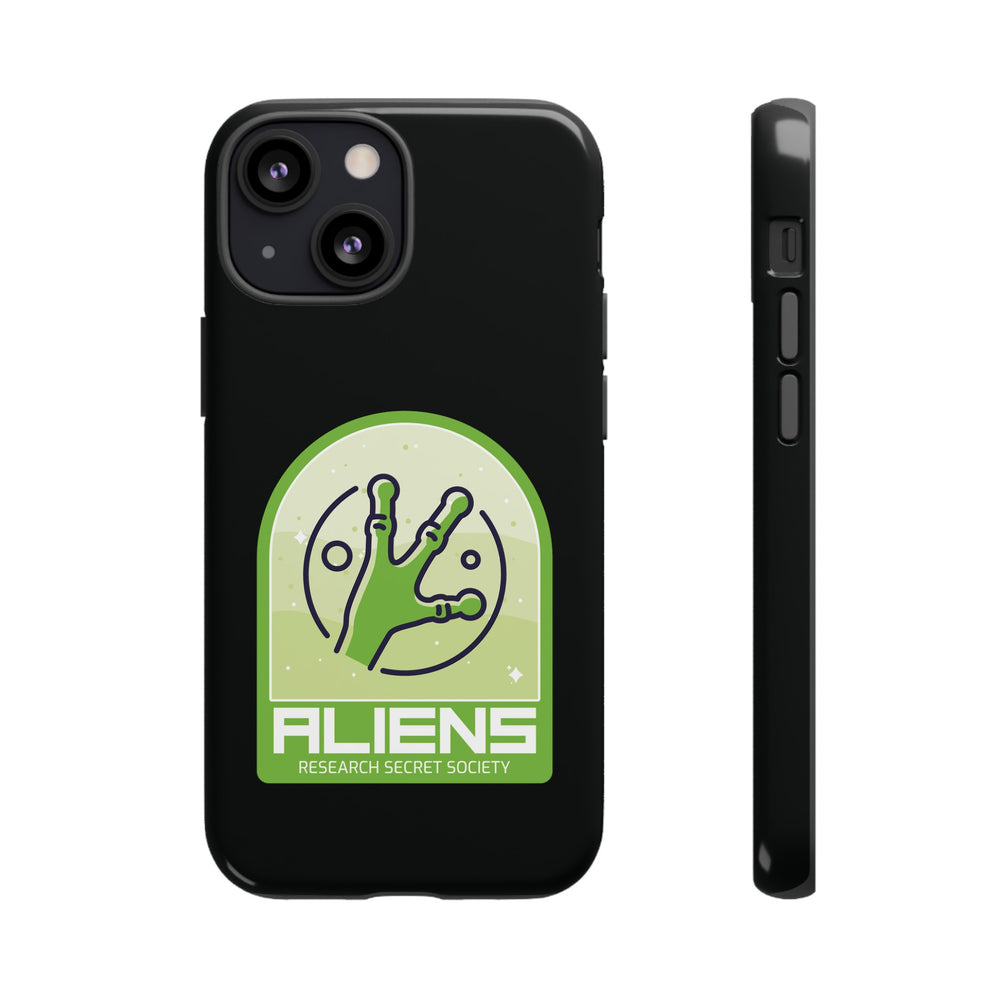 Aliens Research Secret Society UFO Sci-Fi iPhone Mobile Case