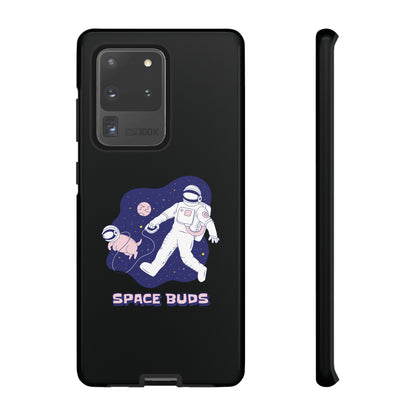 Space Buds Samsung Galaxy Cases Astronaut Dog SciFi Design