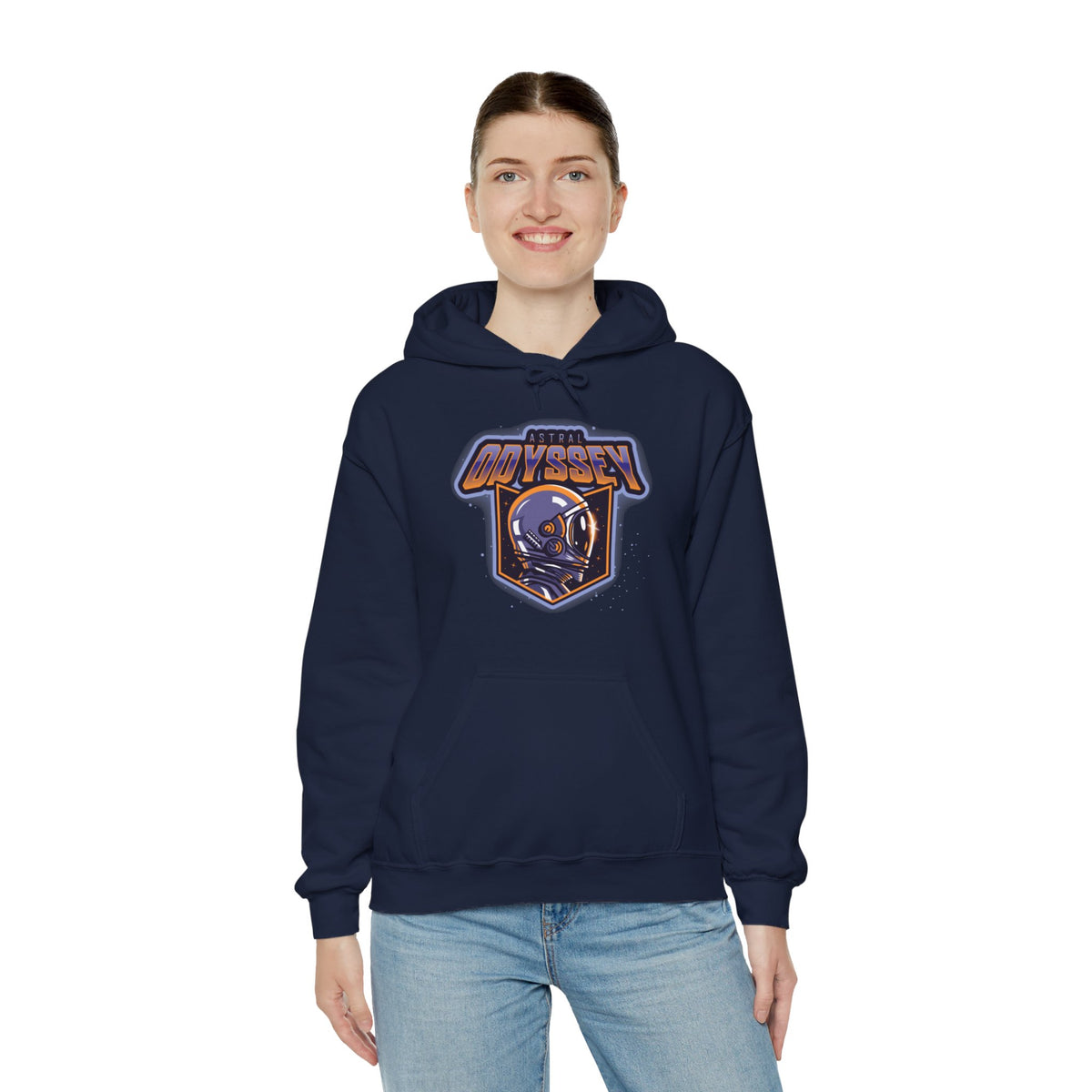 Astral Odyssey Astronaut Sci-Fi Hoodie-welovescifi.net