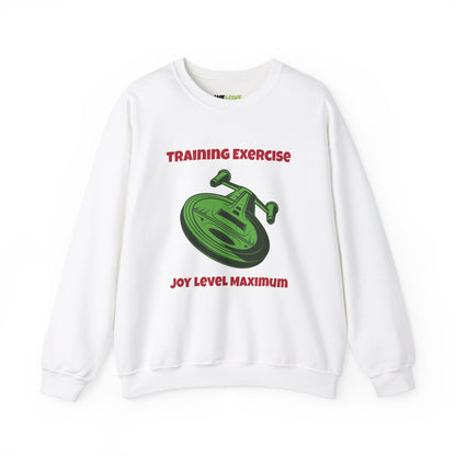 Training For Joy Funny SciFi Christmas Crewneck Sweatshirt-welovescifi.net