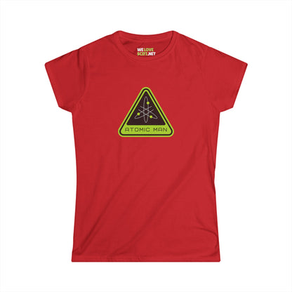 Atomic Man Sign Sci-Fi Woman's Tee-welovescifi.net