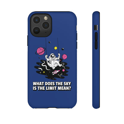 Astronaut iPhone Case Sky Is the Limit Sci-Fi Mobile Cover