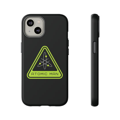 Atomic Man Retro Sign Sci-Fi Tough iPhone Mobile Cases