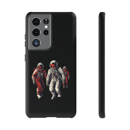 Astronauts In Red SpaceArt Tough Samsung Galaxy Mobile Cases