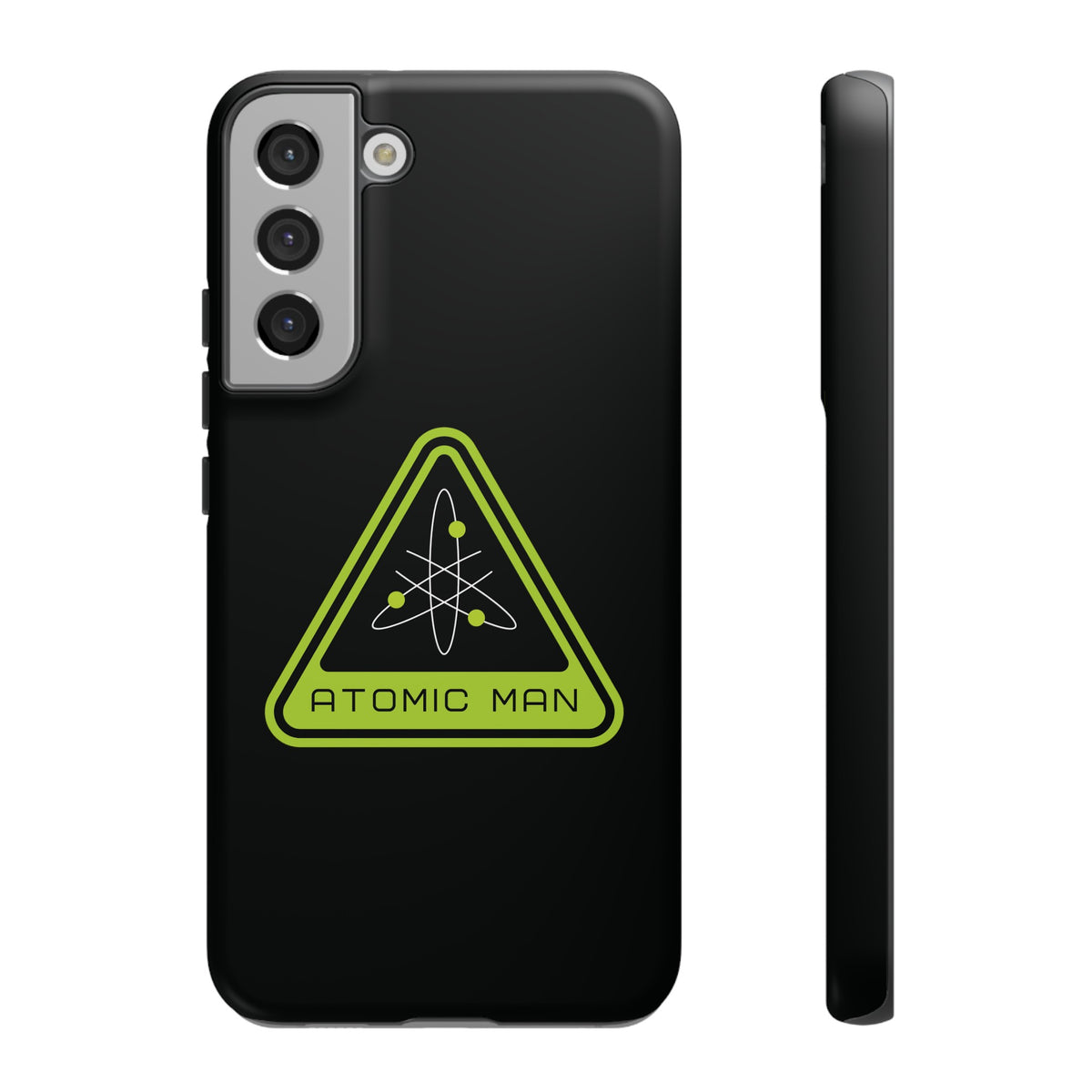 Atomic Man Retro Sign Sci-Fi Samsung Galaxy Mobile Cases