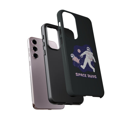 Space Buds Samsung Galaxy Cases Astronaut Dog SciFi Design