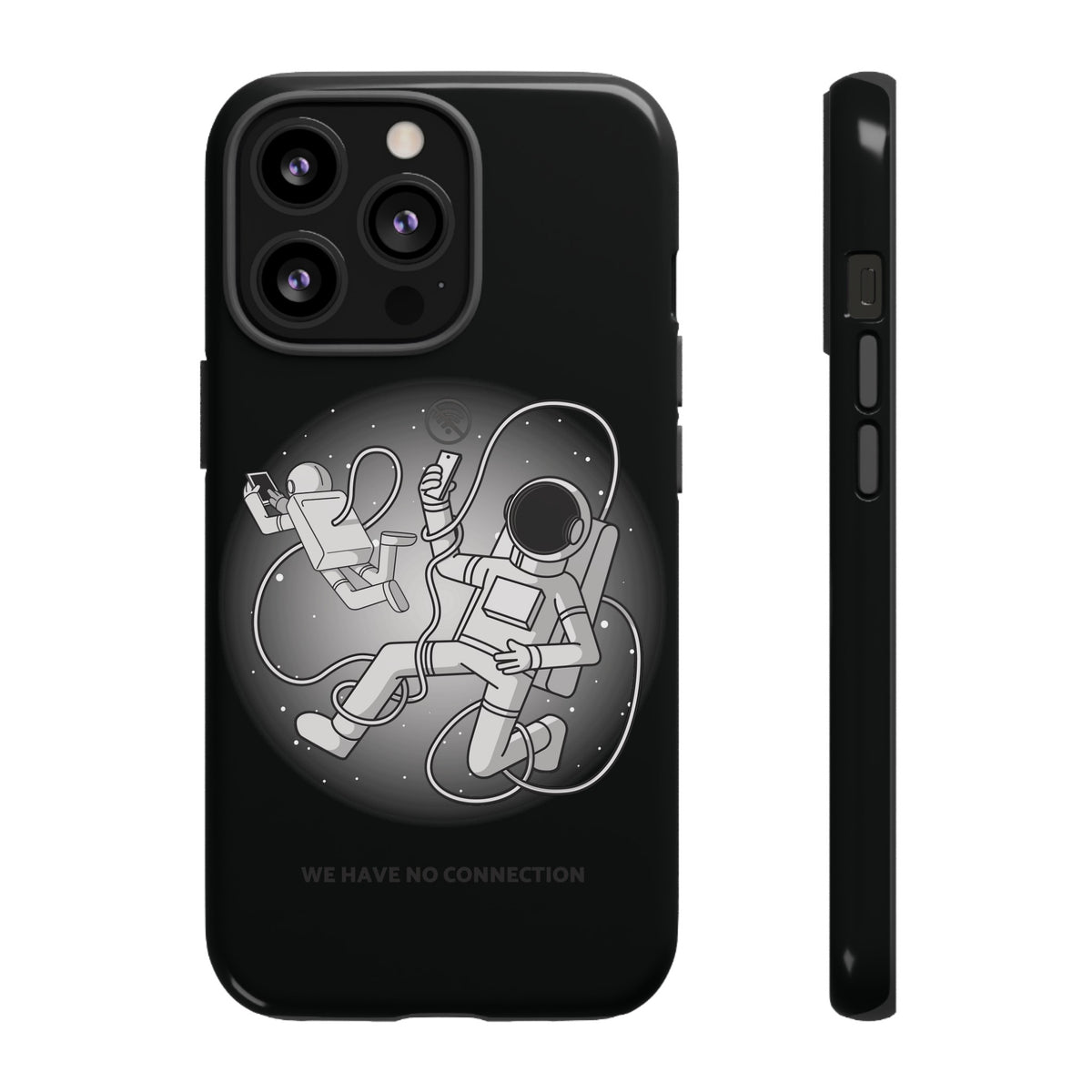 Funny Astronaut iPhone Case | Sci-Fi Tough Mobile Cover