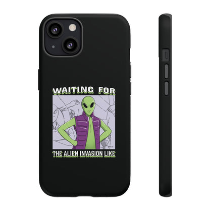 Waiting For The Alien Invasion Like Sci-Fi Tough iPhone Mobile Cases-welovescifi.net