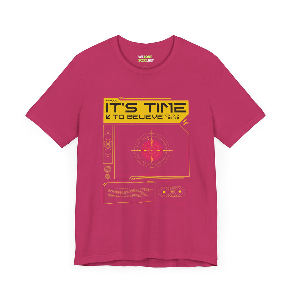 UFO Sci-Fi T-Shirt - 'It's Time to Believe' | WeLoveSciFi