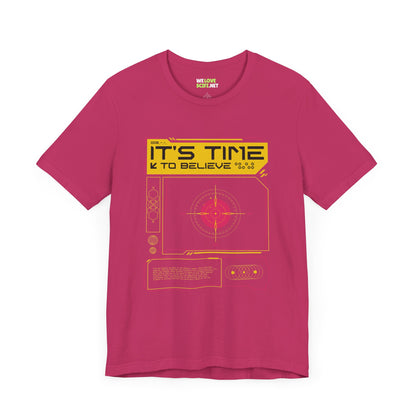 UFO Sci-Fi T-Shirt - 'It's Time to Believe' | WeLoveSciFi