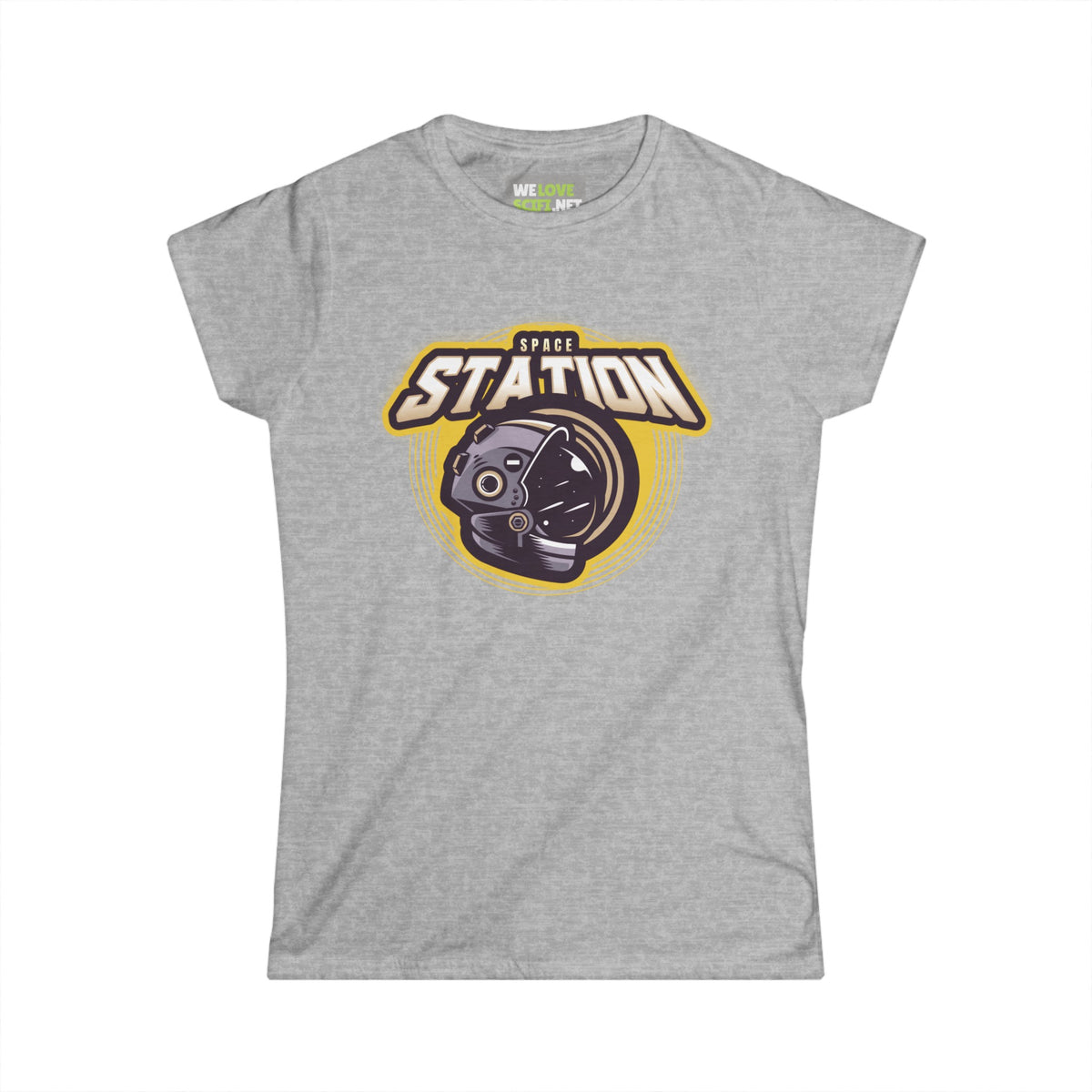 Space Station Astronaut Woman's Tee Sci-Fi Apparel