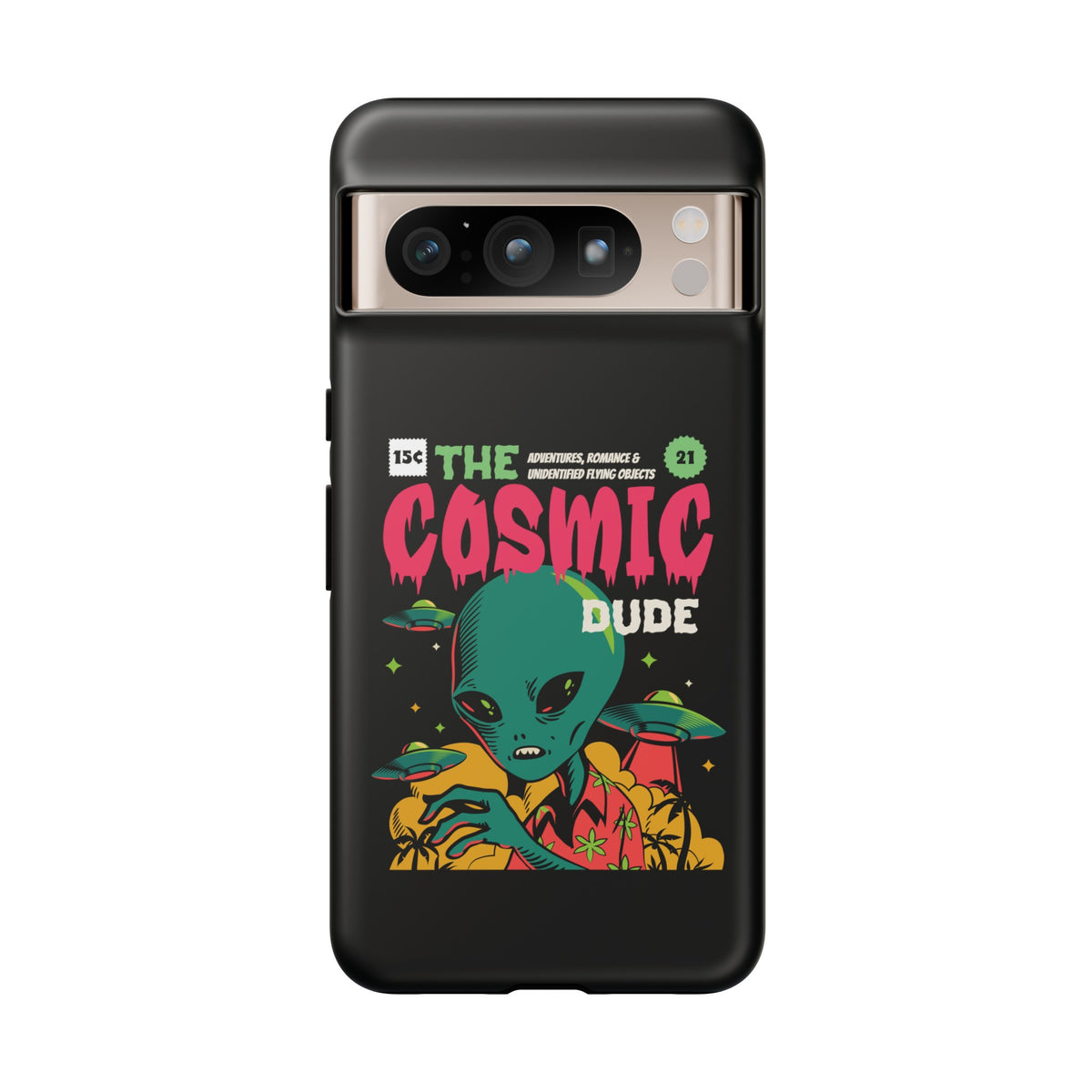 Comic Sci-Fi Mobile Cases | Cosmic Dude Google Pixel Cover