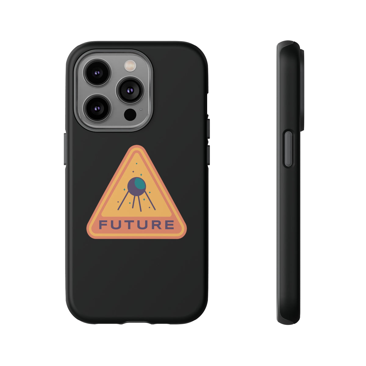 Future Retro Sign SciFi Tough iPhone Mobile Case-welovescifi