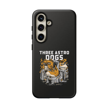 Three Astro Dogs Funny Sci-Fi Tough Samsung Galaxy Mobile Cases-welovescifi.net