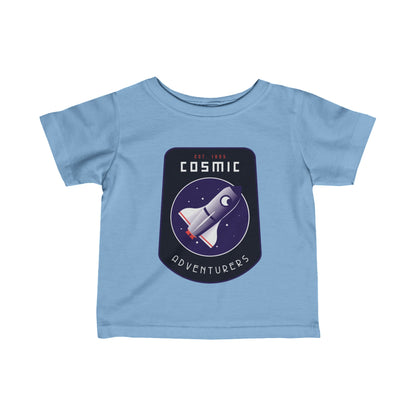 Cosmic Adventureres Sign Astronaut Infant Fine Jersey Tee