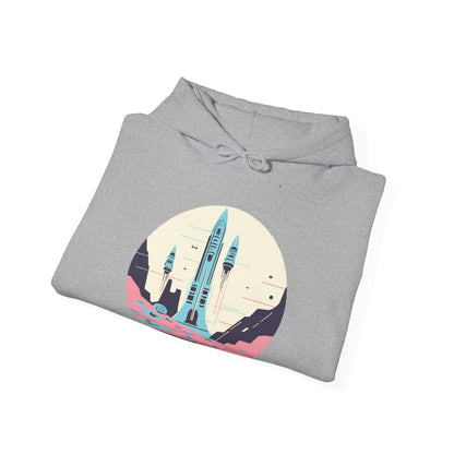 Space Art Hoodie - Sci-Fi Design for Space Enthusiasts