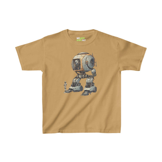 Robot Spaceart Tee for Kids Let's Take a Ride - Heavy Cotton