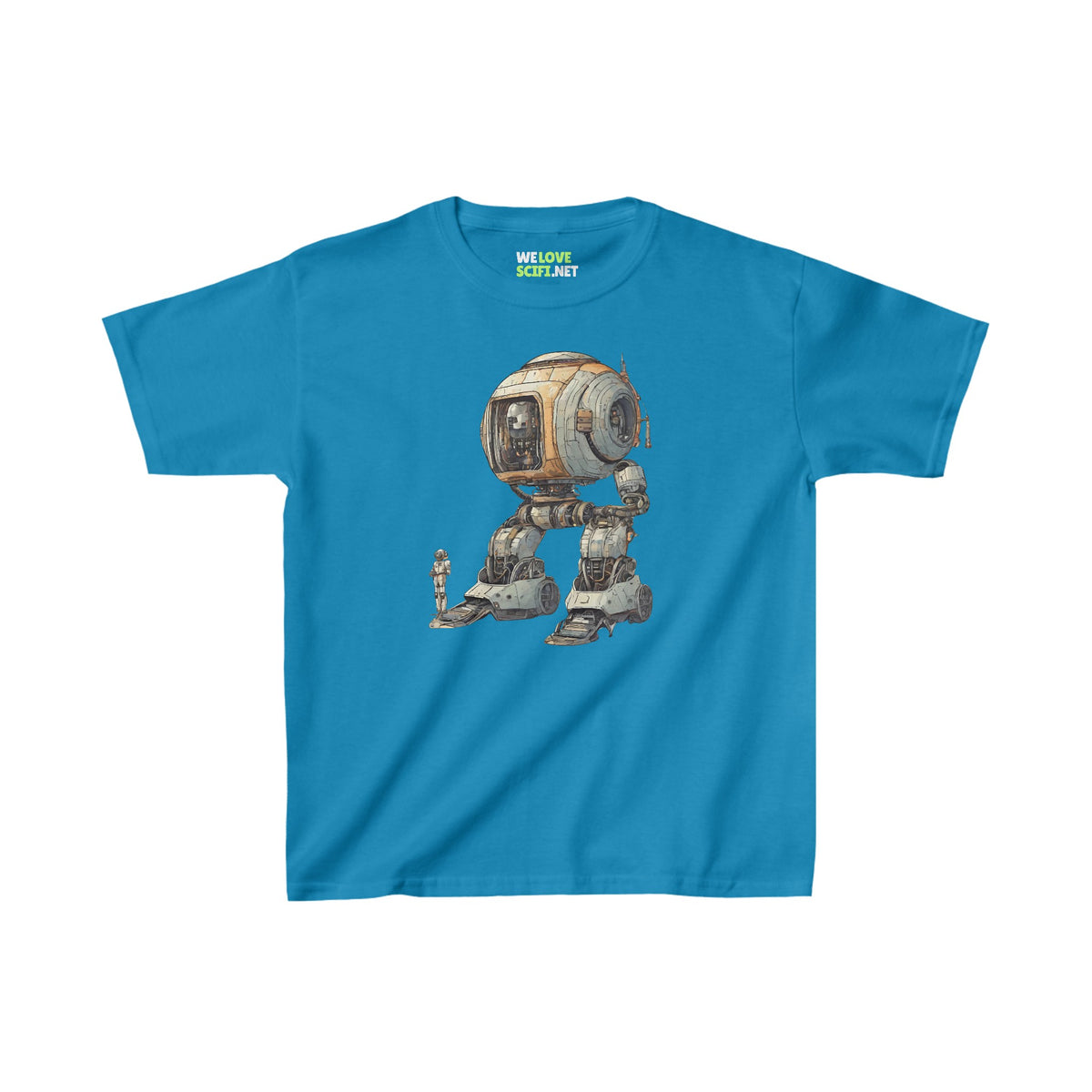 Robot Spaceart Tee for Kids Let's Take a Ride - Heavy Cotton