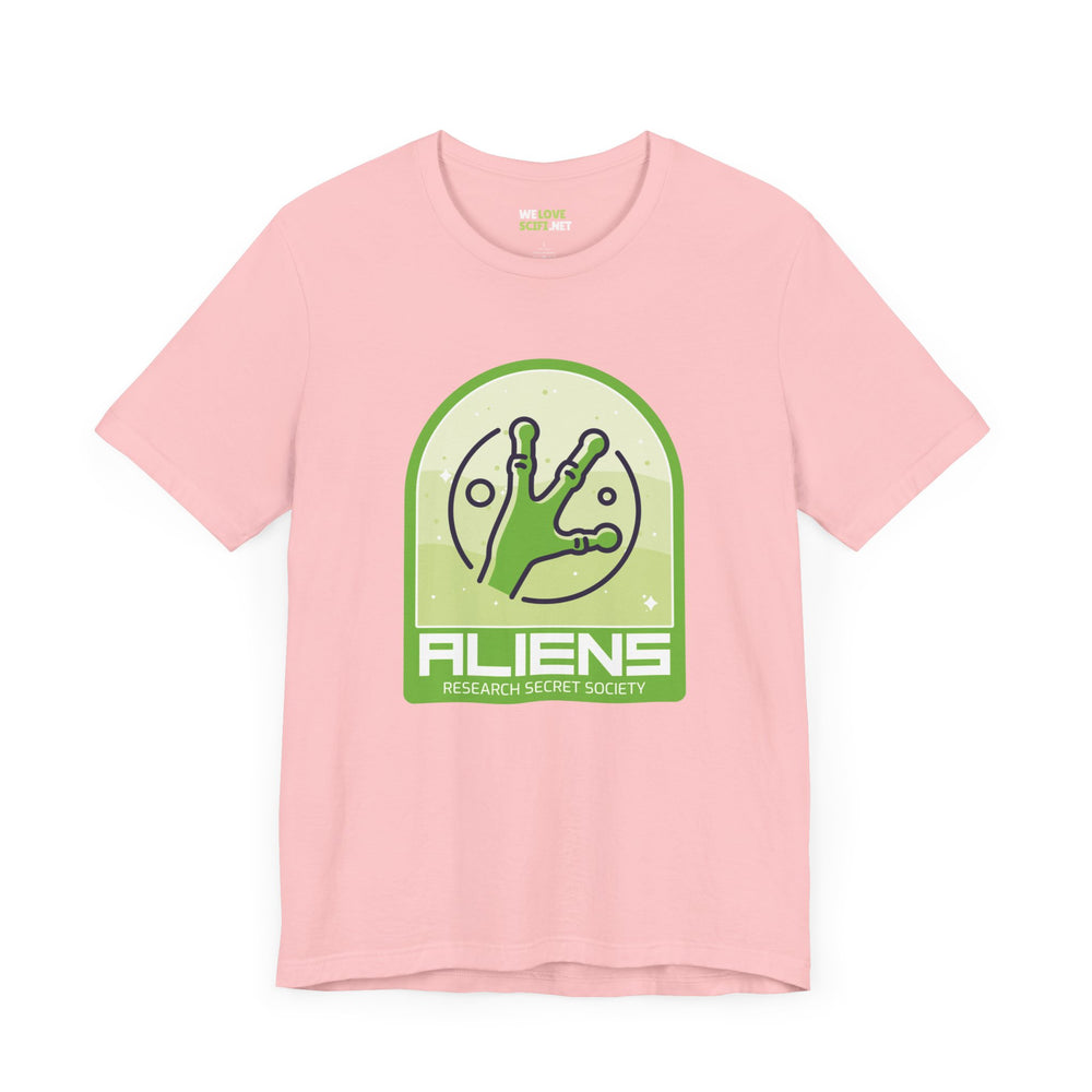 Aliens Research Secret Society UFO SciFi T-Shirt-welovescifi