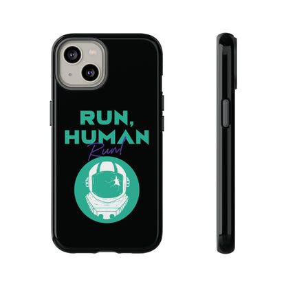 mobile cases-Run Human Run Sci-Fi Tough iPhone Mobile Cases