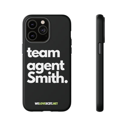 Team Agent Smith Supervillain Tough iPhone Mobile Cases