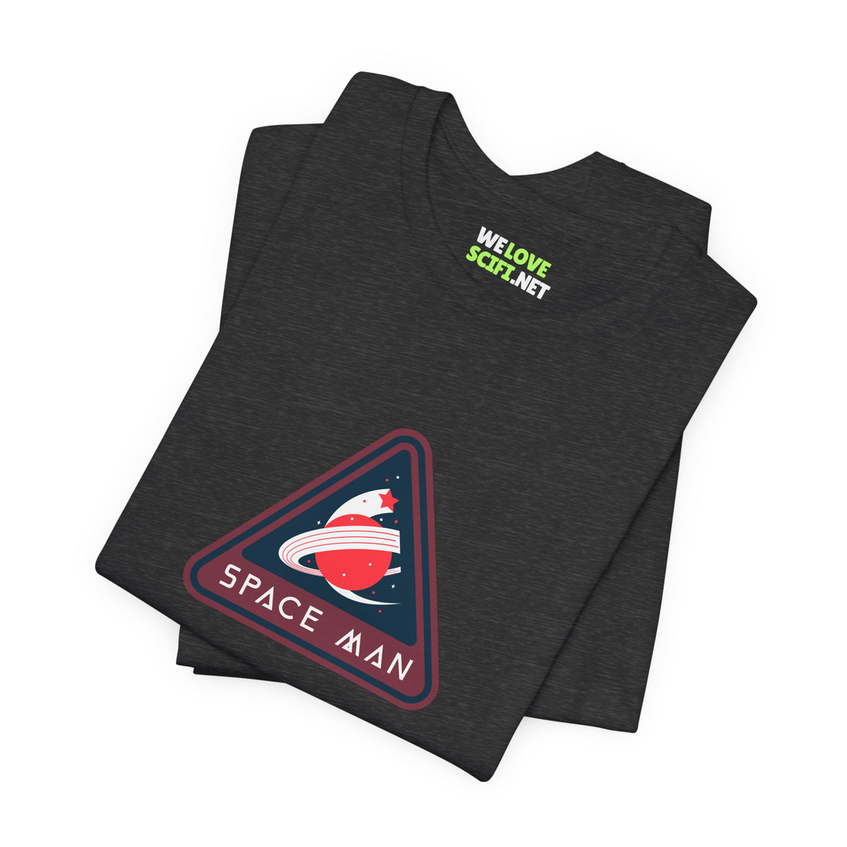 Space Man Sign Retro Sci-Fi T-Shirt | We Love Sci-Fi