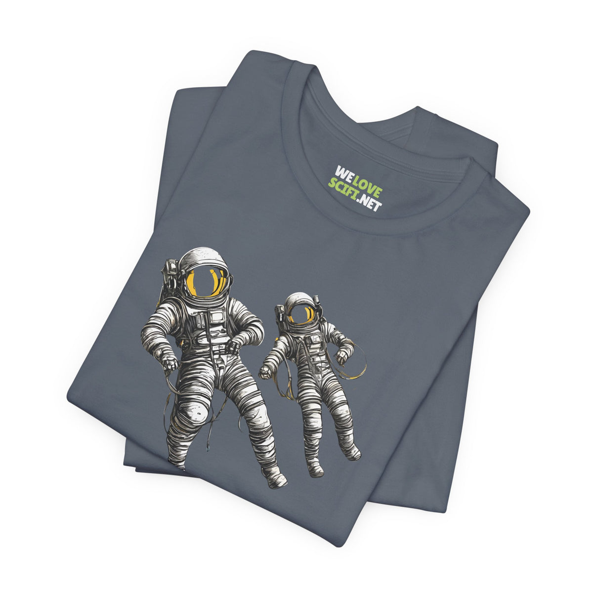 Astronauts Floating Sci-Fi T-Shirt-welovescifi.net