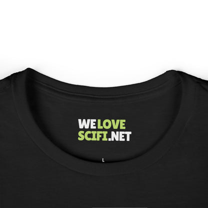 Space Art Sci-Fi Woman's Tee Read Like a Robot WeLoveSciFi