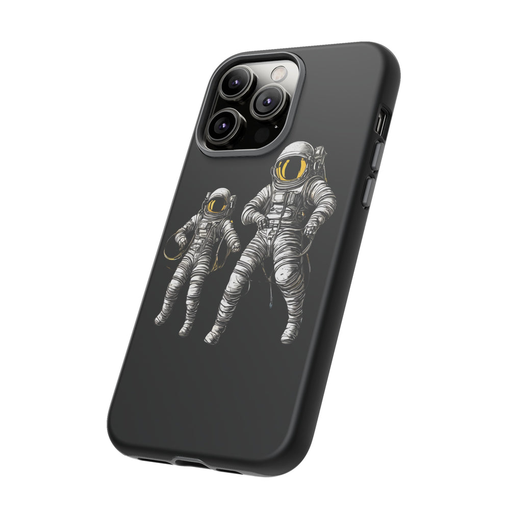 Astronauts Floating Tough iPhone Mobile Cases-welovescifi