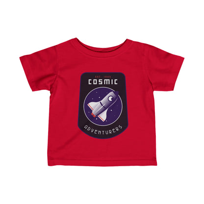 Cosmic Adventureres Sign Astronaut Infant Fine Jersey Tee