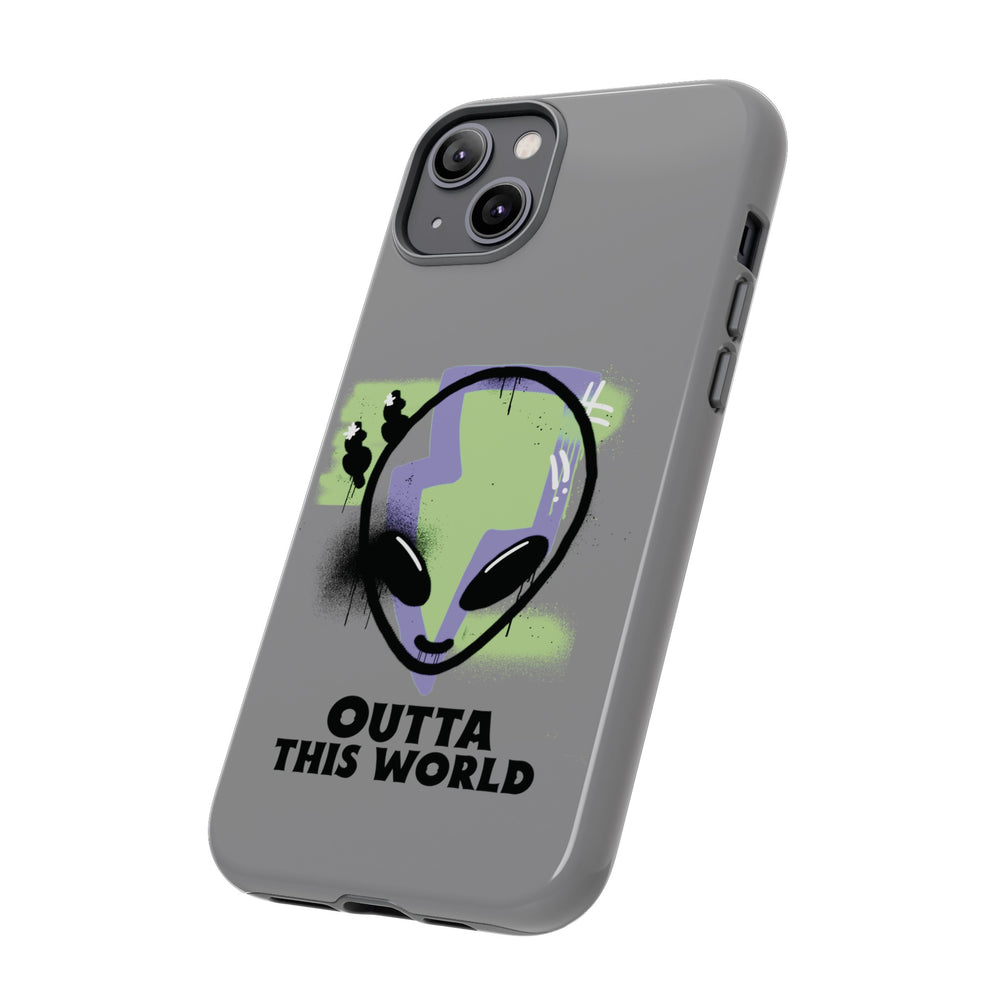 UFO iPhone Case Outta This World Sci-Fi Tough Mobile Cases