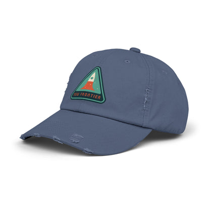 New Frontier Sci-Fi Distressed Cap – Unisex Sci-Fi Hat