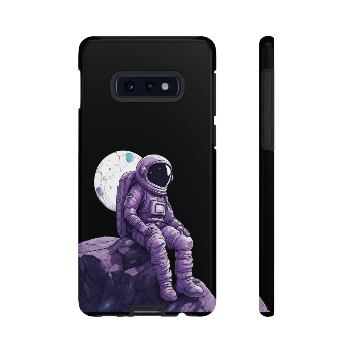 Art Samsung Galaxy Mobile Cases Still Waiting Astronaut