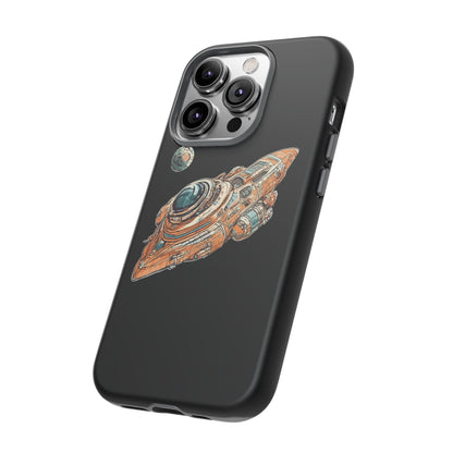 Durable Spaceship-76 Tough iPhone Cases