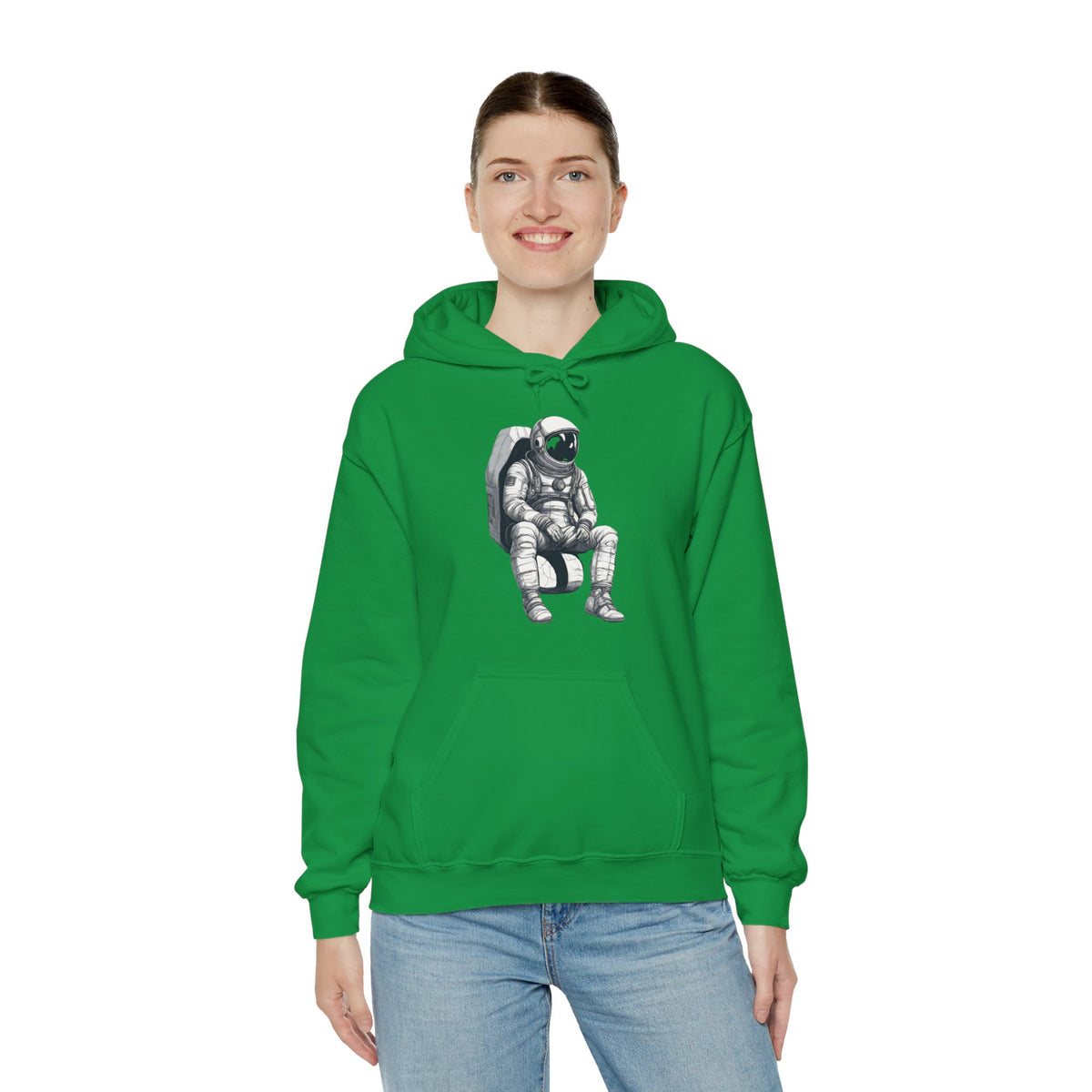 astronaut space art hoodie-Astronaut SpaceArt Sci-Fi Hoodie