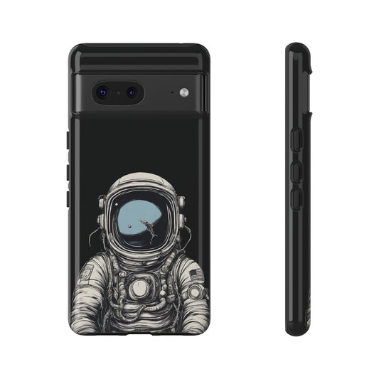 Hello Human Space Art Phone Case Tough Google Pixel Cover