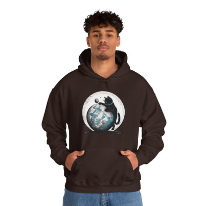 Space Player Cat Sci-Fi Hoodie - We Love Sci-Fi