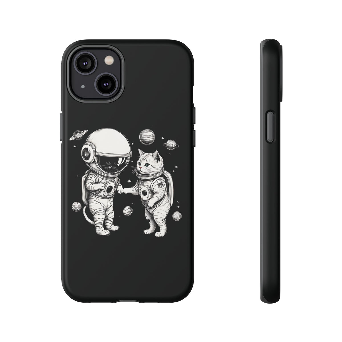 Space Kitties iPhone Cases Astronaut Cat Tough Mobile Cover