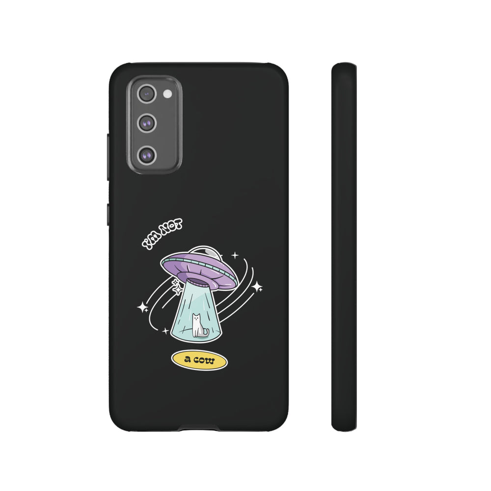 Sci-Fi UFO Samsung Galaxy Mobile Cases - Funny Roswell Cow