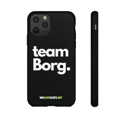 Team Borg iPhone Cases - Supervillain Tough Mobile Covers