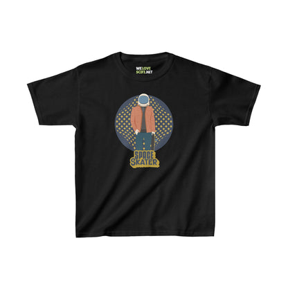 Space Skater Astronaut Tee Kids Sci-Fi Heavy Cotton™ Shirt