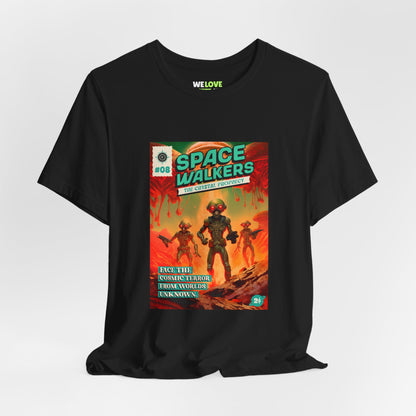 Space Walkers Retro Sci-Fi T-Shirt | We Love Sci-Fi